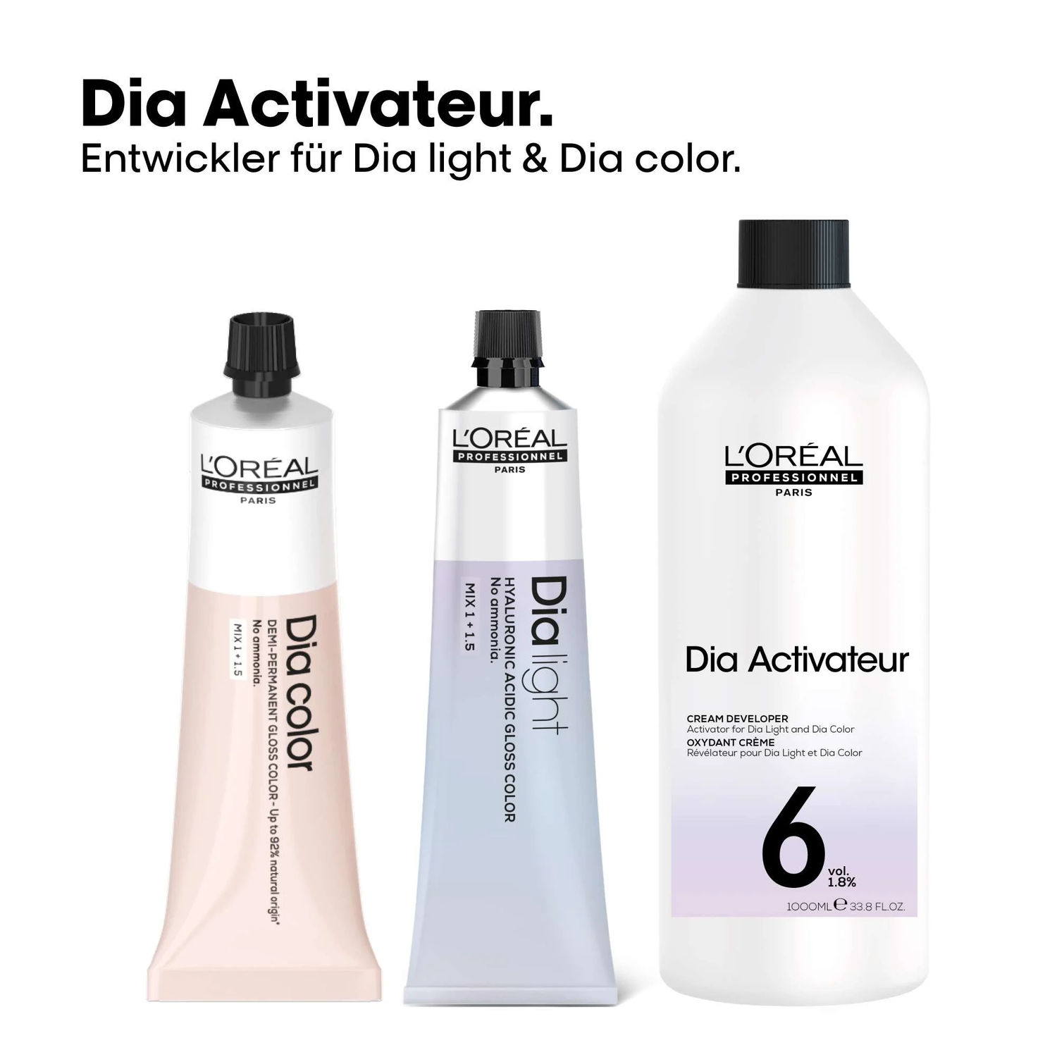L´Oréal Professionnel - Dia Light Haarfarbe 7 Mittelblond 50 ml