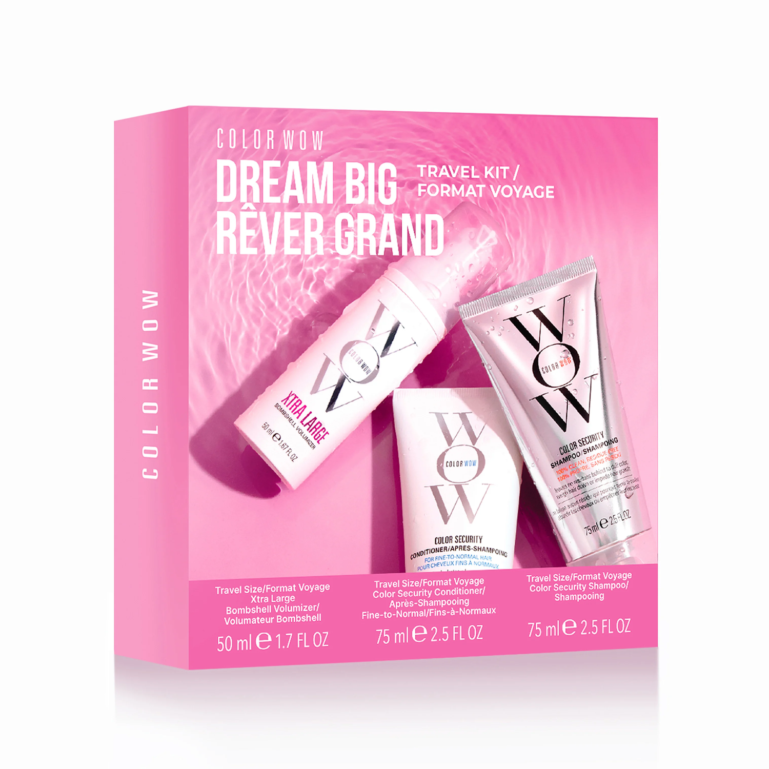 COLOR WOW DREAM BIG DISCOVERY SET 75ML & 75ML & 50ML