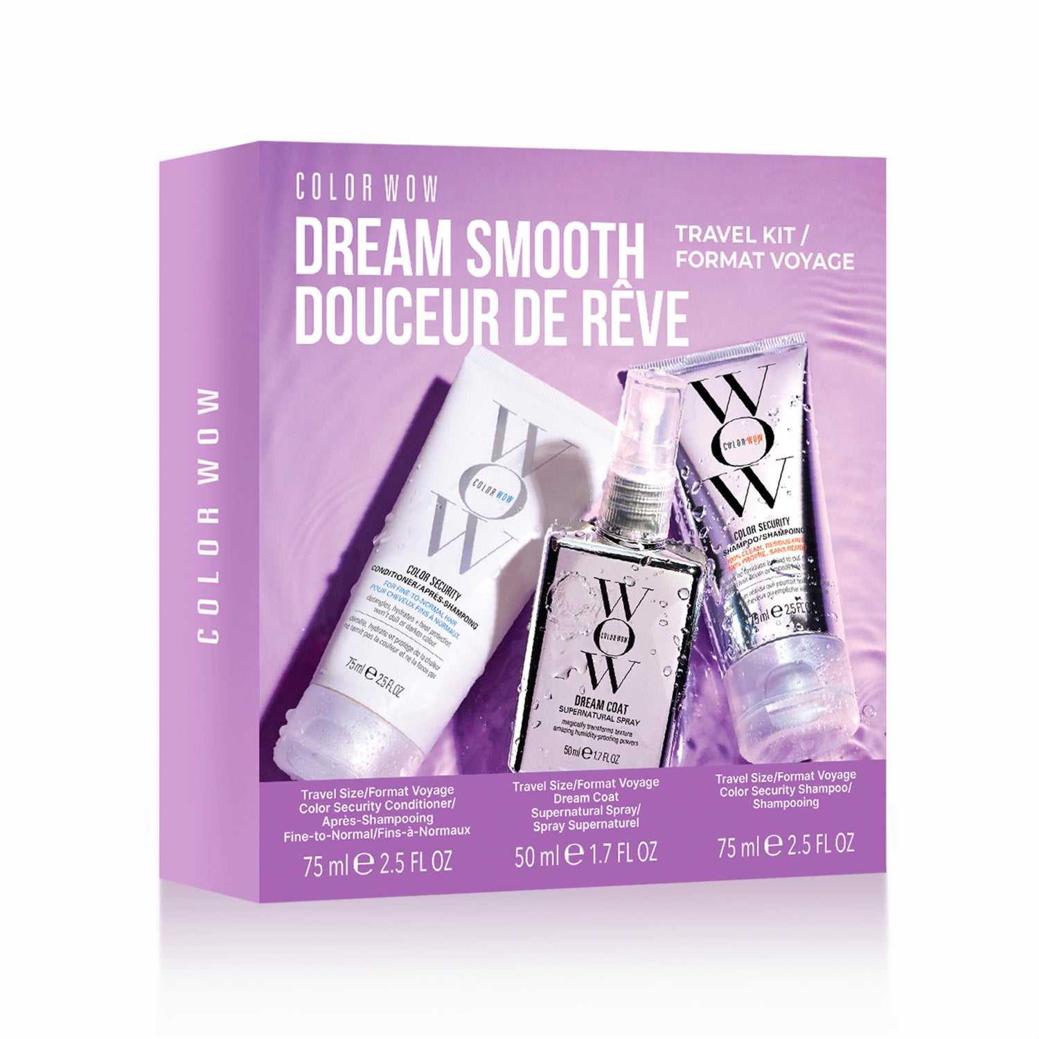 COLOR WOW DREAM SMOOTH DISCOVERY SET 75ML & 75ML & 50ML