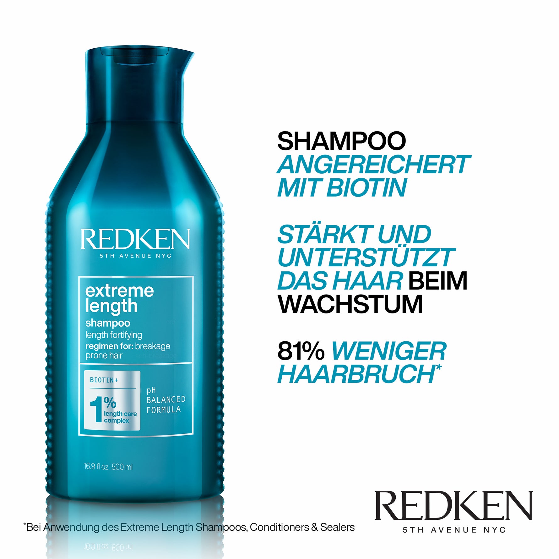 Redken Extreme Length Shampoo 300 ml – Vorteile