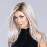 metallic blonde rooted