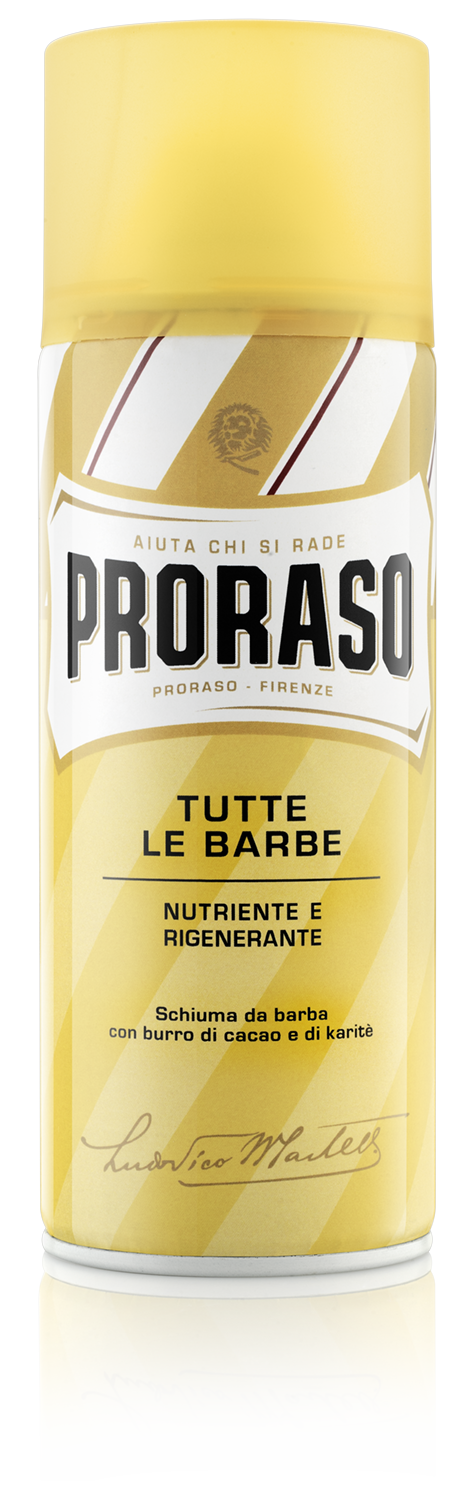 Shaving Foam yellow Nutriente Burro