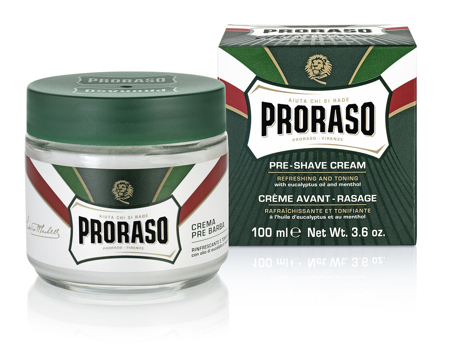 Preshave Cream green Refresh