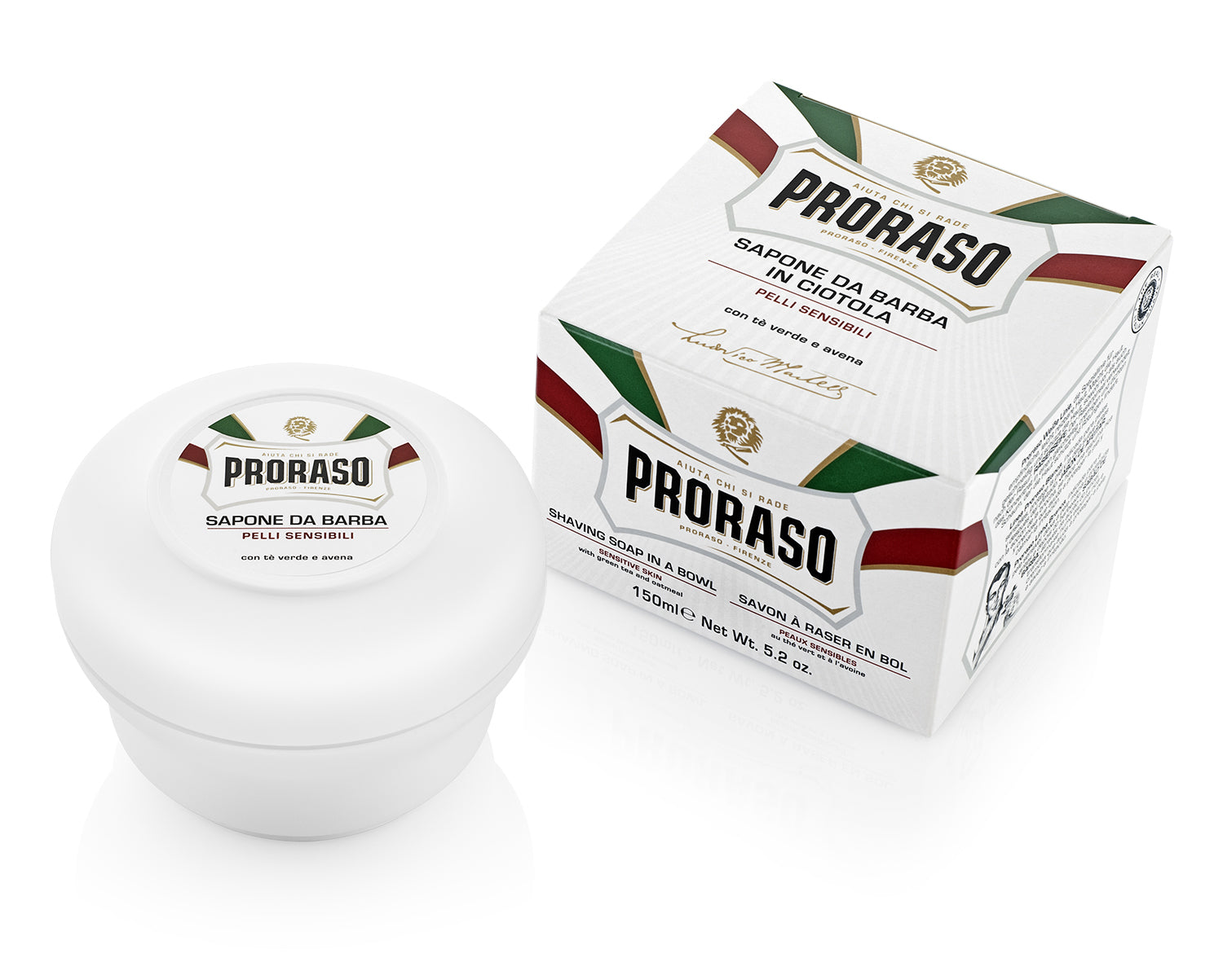 Shaving Soap white Sensitive Jar