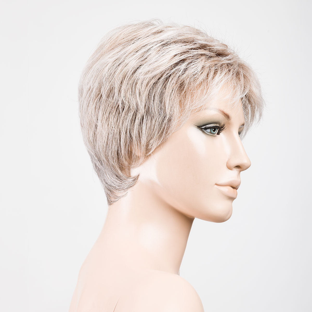 metallic blonde rooted