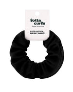 Zipper Scrunchie Black Lotta Curls Great Lengths